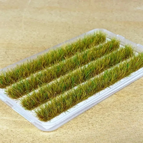 Ho Scale Miniature Rice Field Wheat Field Scene Model 1:87 Grass Cluster Toys Military Farm Scene Landscape for Diy Model Making