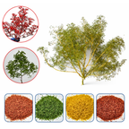 Seafoam Miniature Tree Branches in Multiple Colors – Realistic DIY Trees for HO OO N Scale Diorama Scenery