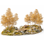 Cuttable Seafoam Tree Branch for Dioramas – Natural HO Scale 1:87 Model Tree Material for Realistic DIY Scenery