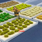 Miniature Grass Tufts Model Military Scene Materials Railway Train Layout Architecture Building Landscape or Diy Model Making