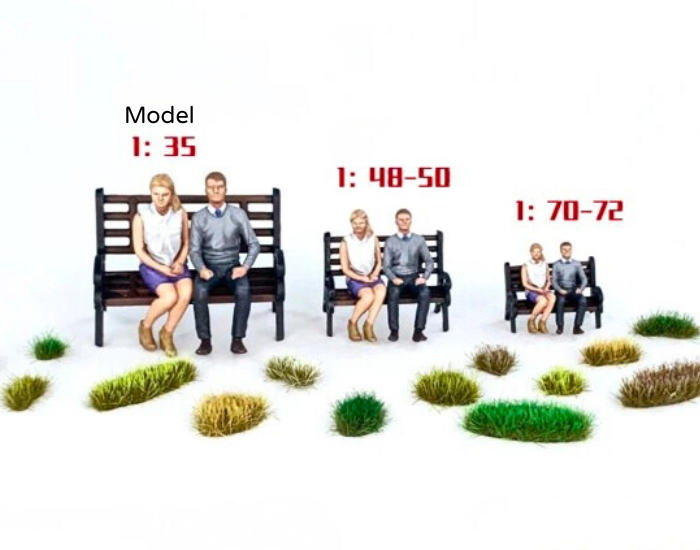 Miniature Grass Tufts Model Military Scene Materials Railway Train Layout Architecture Building Landscape or Diy Model Making
