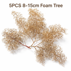 Cuttable Seafoam Tree Branch for Dioramas – Natural HO Scale 1:87 Model Tree Material for Realistic DIY Scenery