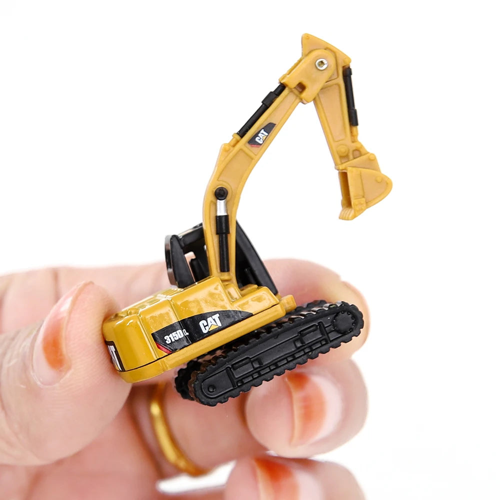 N scale Train railway 1/160 Excavator Engineering Vehicle Miniature Truck Railroad Container for Diorama/Collection/Gift