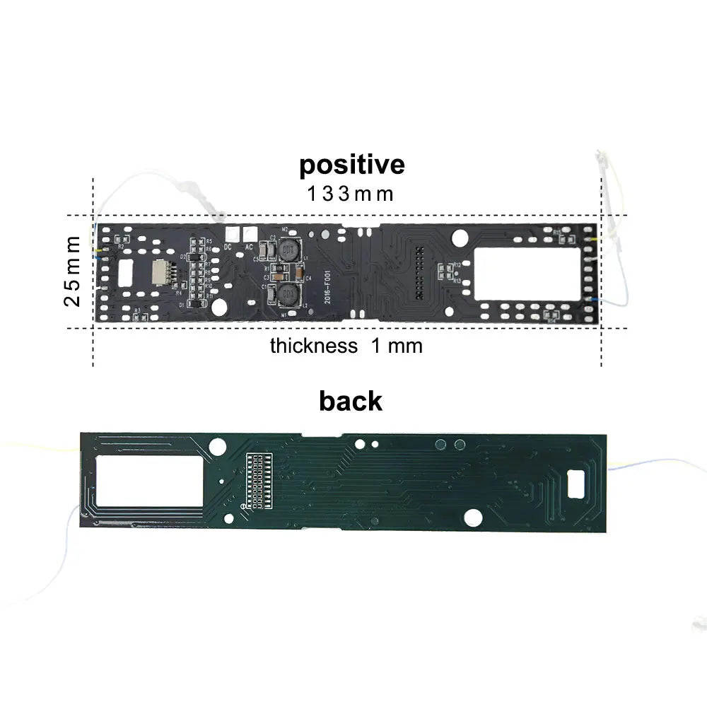 HO Scale IC Model Train Electric Circuit Board With Light And Sound DCC Adapter FOr Locomotive Train Digitization