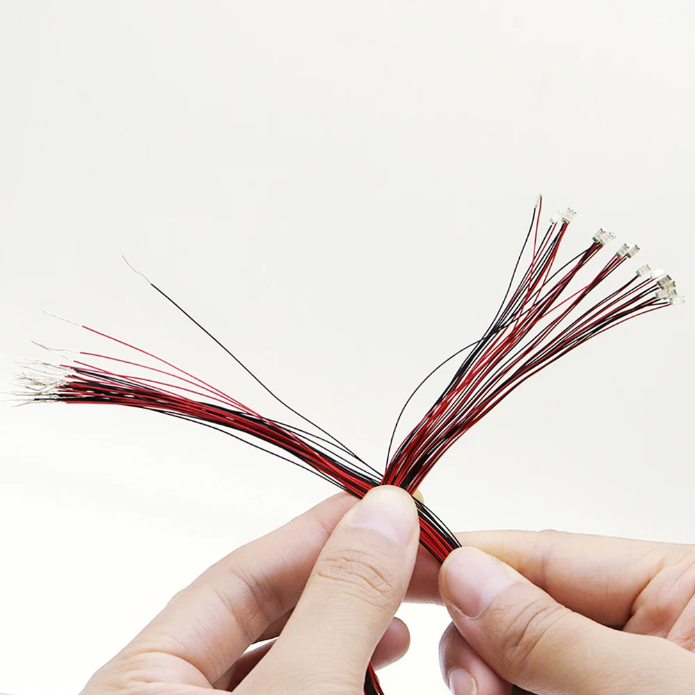 Wired Led SMD 0805 3V Lamp Models Train Pre-Soldered Micro Litz For  Railway Landscape Lighting