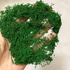 Mesh Tree Powder for Model Making – Sponge Cluster Bushes & Shrubs for Dioramas, Scale Models