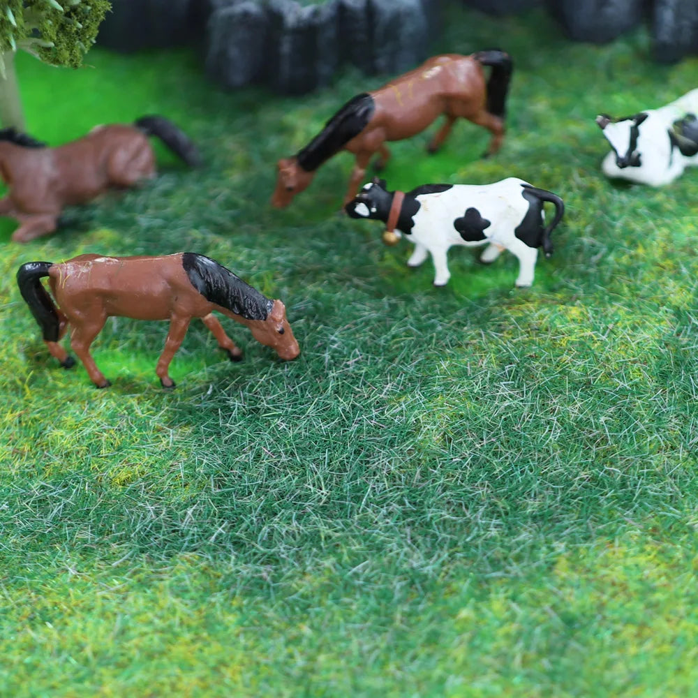 8MM Mini Static Grass Flock Powder  For Railway Artificial Terrain Lawn  Wargame Landscape Scenery Diorama Accessories