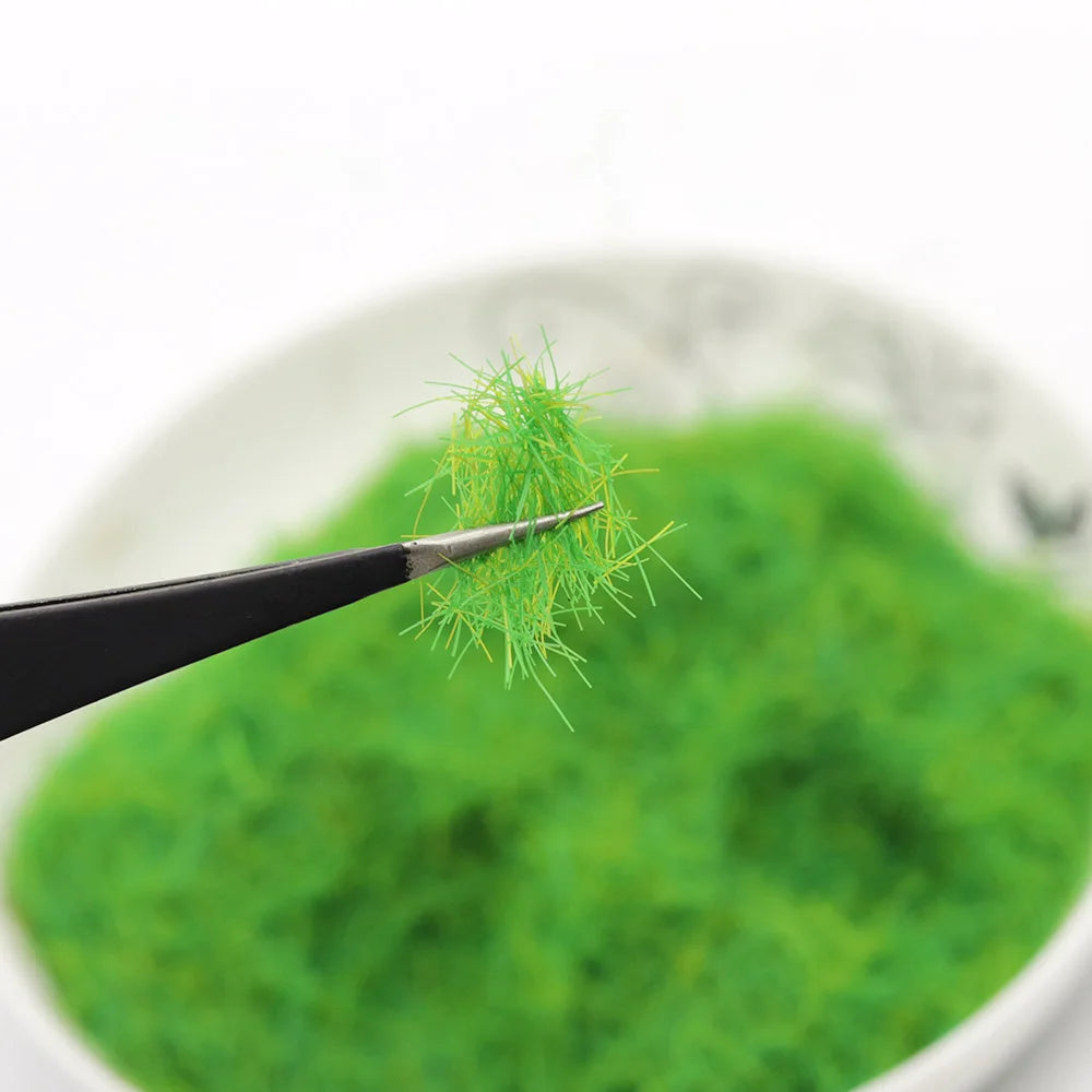 8MM Static Grass Flock Powder Foliage For Railway Artificial Mini Terrain Lawn  Wargame Landscape Scenery Diorama Accessories