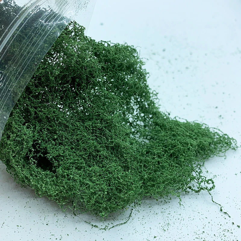 Mesh Tree Powder for Model Making – Sponge Cluster Bushes & Shrubs for Dioramas, Scale Models