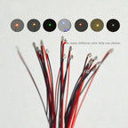 10pcs 3V led micro litz lights for Model train Diorama house Kits DIY Pre-soldered Micro Litz Modeling Cars/Robots