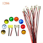 Wired Led SMD 1206 3V Led Lamp Models Train Pre-soldered Micro Litz For Train Railway Landscape Lighting