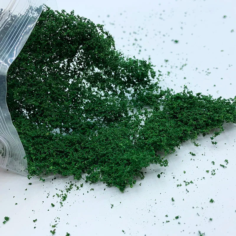 Mesh Tree Powder for Model Making – Sponge Cluster Bushes & Shrubs for Dioramas, Scale Models