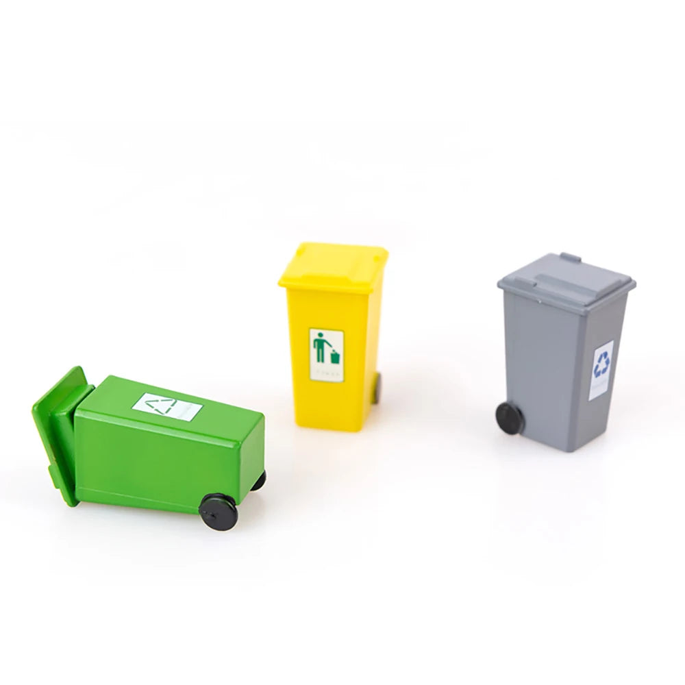 HO N Scale Model Street Trash Can Micro Landscape DIY Material Accessoritrash Garbage  Rubbish Bin