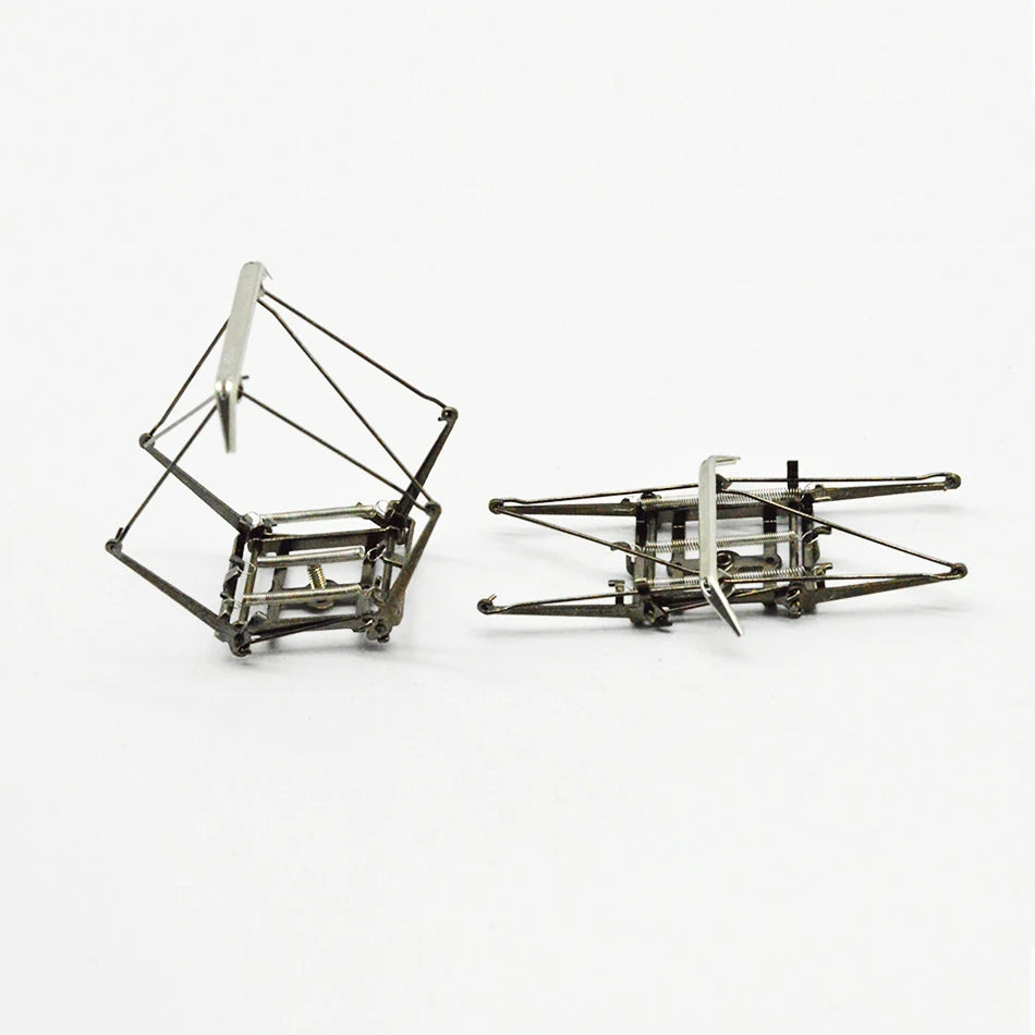 2pcs HO Train 1:87 Electric Traction Locomotive Pantograph Rrm Bow Train Arm Bow Pantograph Accessories Alloy Can Be Powered