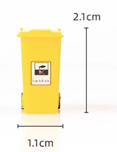 HO N Scale Model Street Trash Can Micro Landscape DIY Material Accessoritrash Garbage  Rubbish Bin