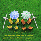 Outdoor Parasol & Chair Set - HO N Scale Model Scenery Accessories (1:100-1:150)
