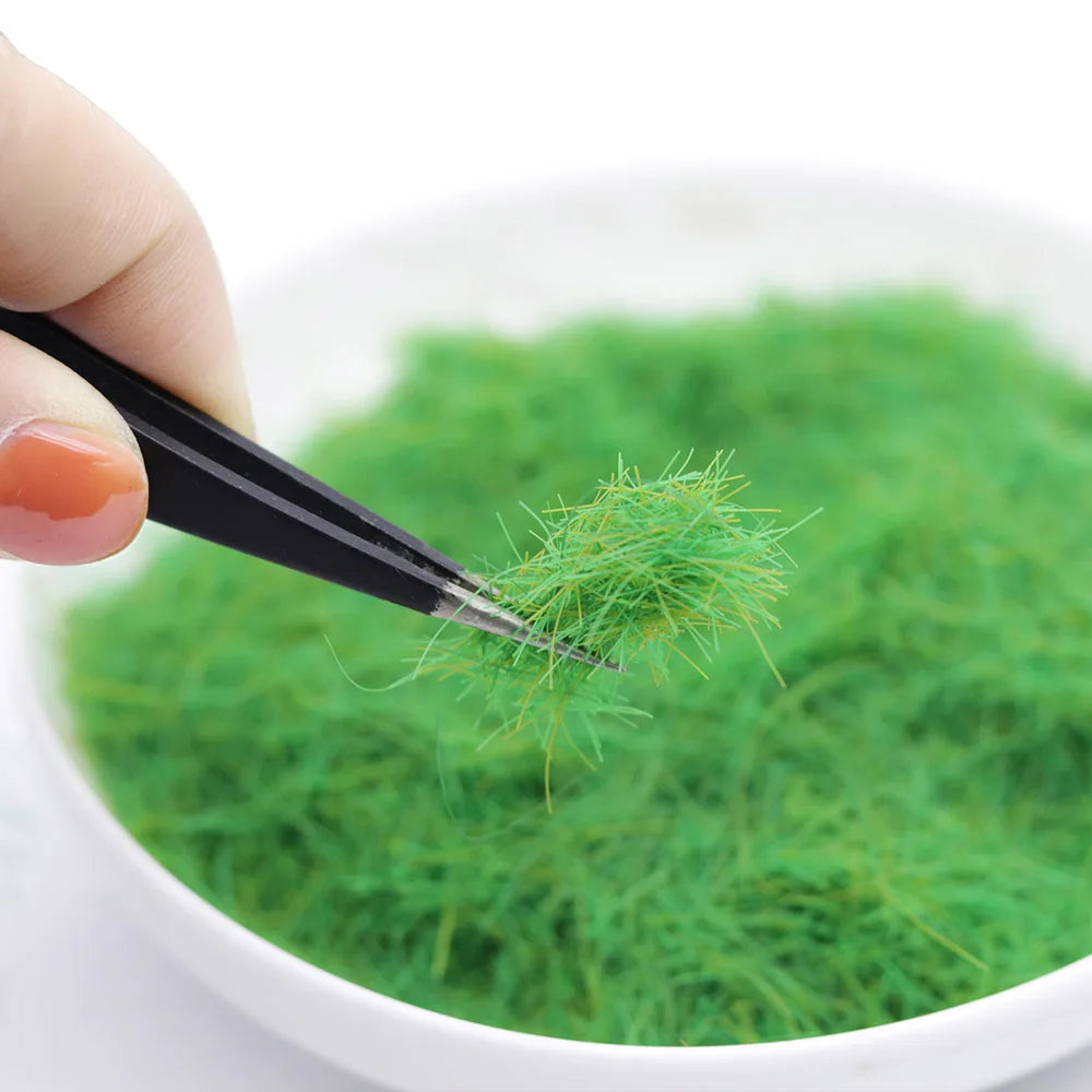 8MM Static Grass Flock Powder Foliage For Railway Artificial Mini Terrain Lawn  Wargame Landscape Scenery Diorama Accessories