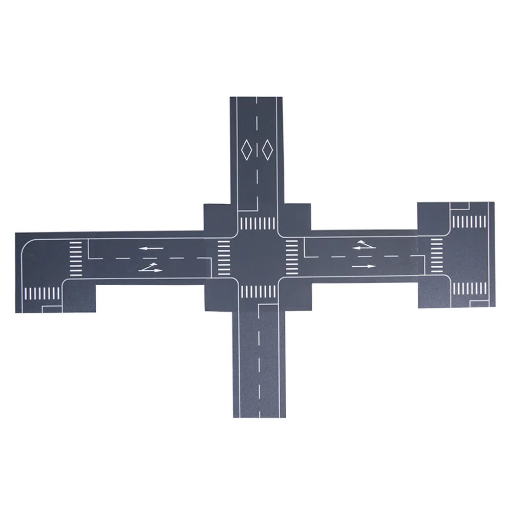 N Scale 1:144 Road Highway Road Scene Rigid Plastic Sand Table Model Building Layout