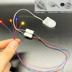 Button Coin Cell Battery Socket Holder Case Cover With ON-OFF Switch 3V Battery Storage Box/Model Lighting Tools Layout
