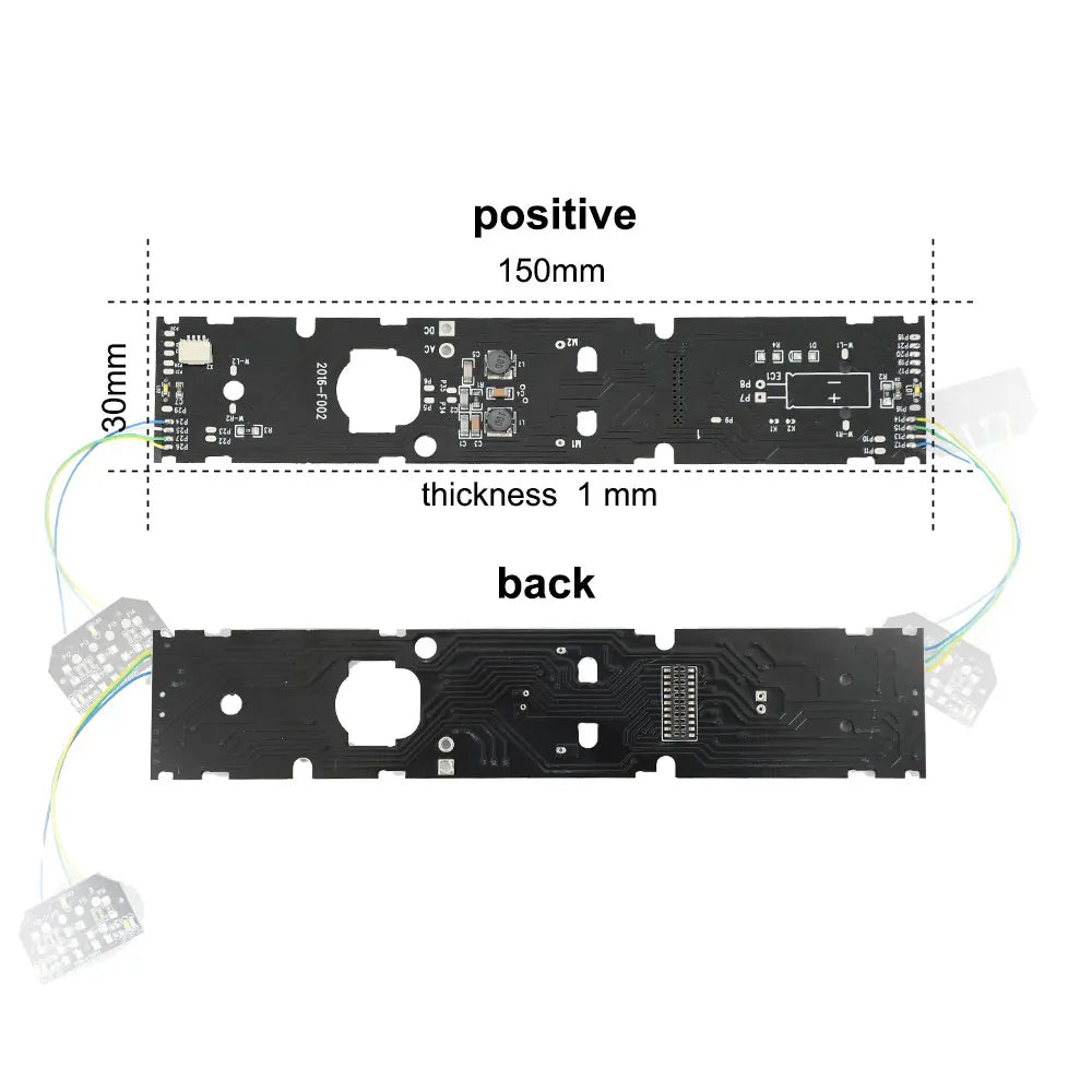 HO Scale IC Model Train Electric Circuit Board With Light And Sound DCC Adapter FOr Locomotive Train Digitization