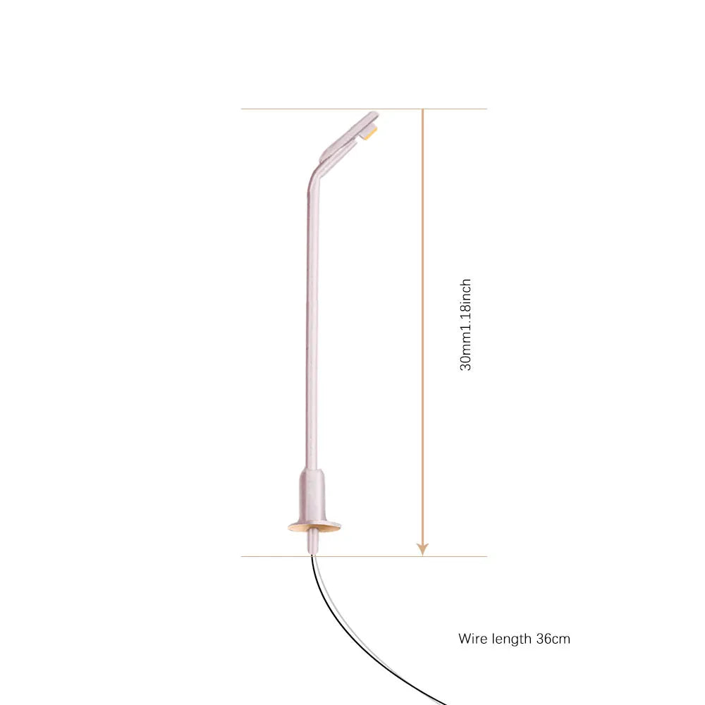 1/500 3CM Scale Model 3V Led Copper Light Lamp Street Lighting For Architecture Building Modeling Railway Landscape Layout