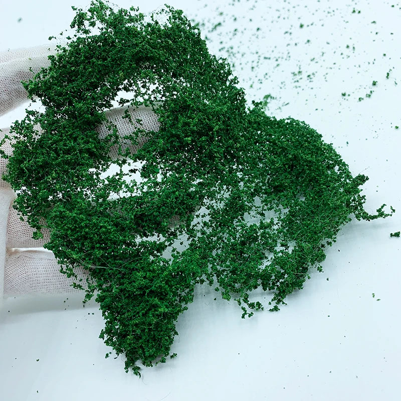 Mesh Tree Powder for Model Making – Sponge Cluster Bushes & Shrubs for Dioramas, Scale Models