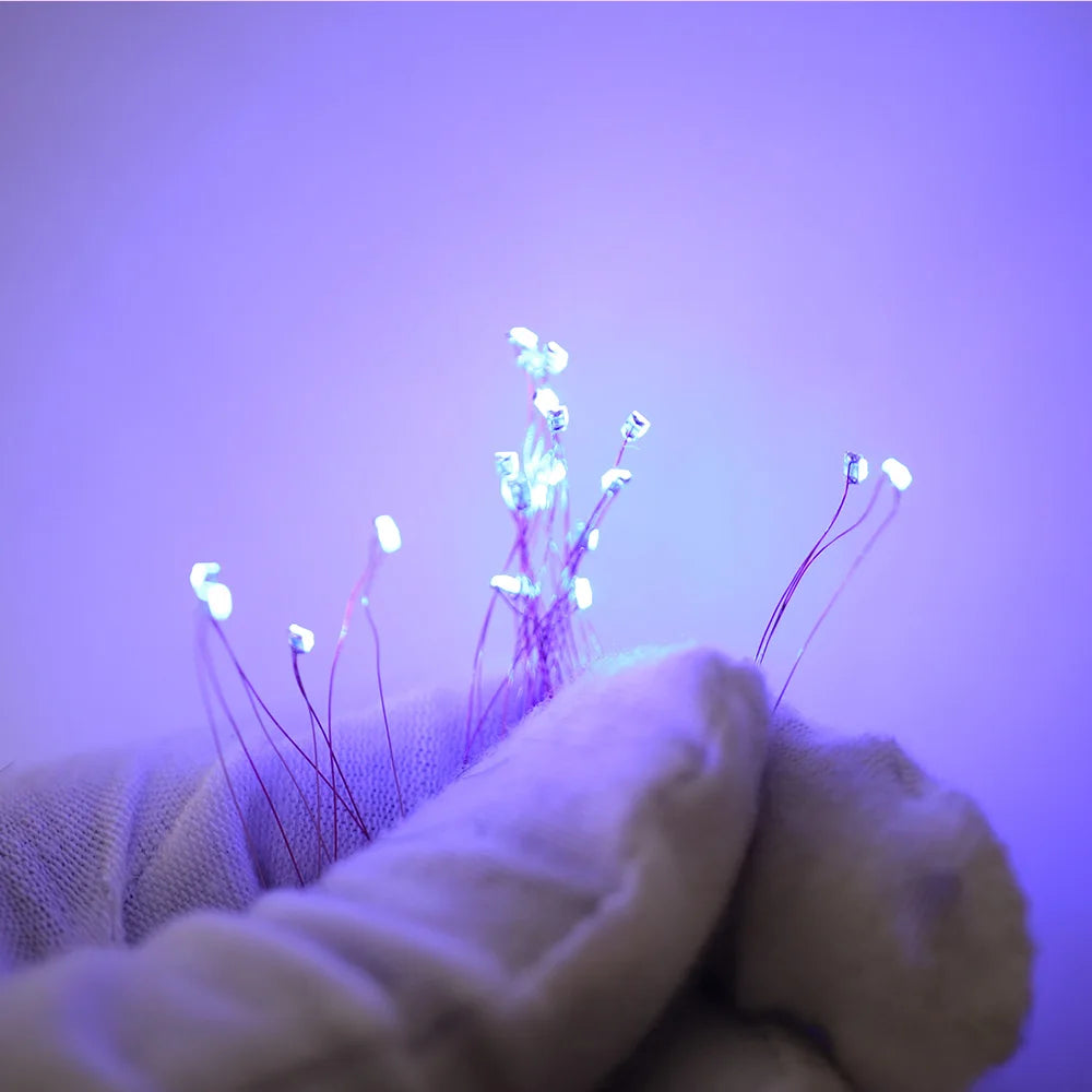 10pcs Ultra Bright 3V Pre Wired Led Diodes Chip Strip Light For diy Modeling Model Train Pre-soldered Micro Litz