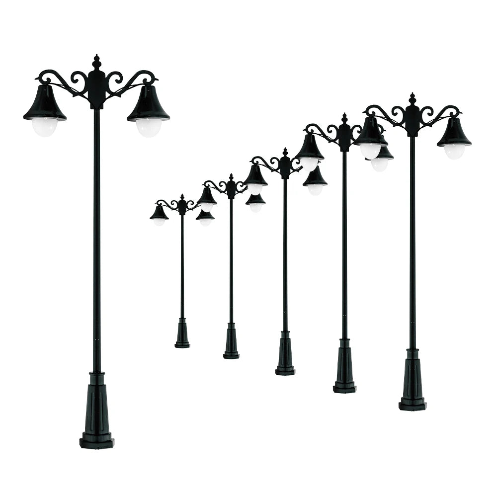 HO N Scale Model Railway Train Lamp Street 12V Led Lights Miniature For Garden Scenery Lanterns Retro landscape