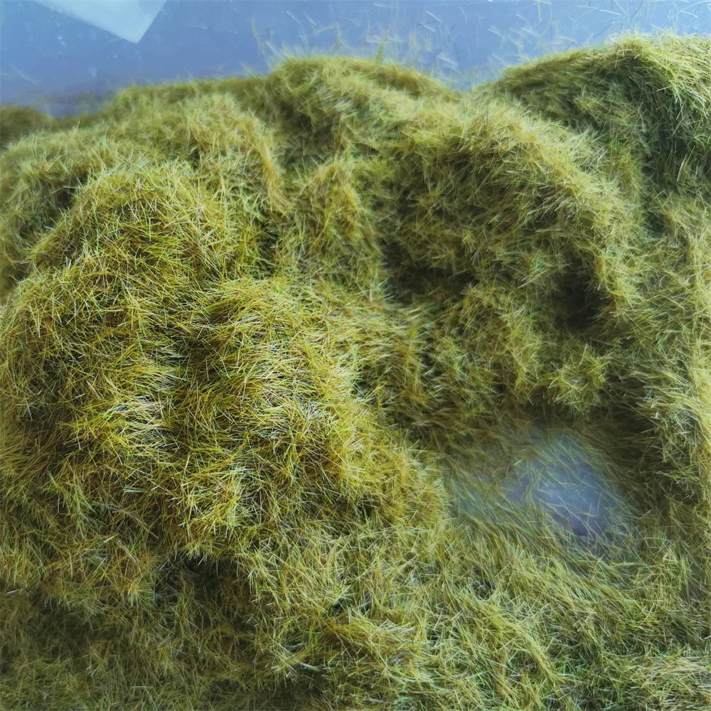 20G/30G 5MM Static Grass Turf Nylon Flock Powder For Railway Artificial Terrain Lawn Wargame Military Landscape Scenery Diorama