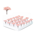 5PCS 6.5–7cm Miniature Wire Trees – Handmade Metal Model Trees for Railway Layouts, Architecture Dioramas & Scenic Builds