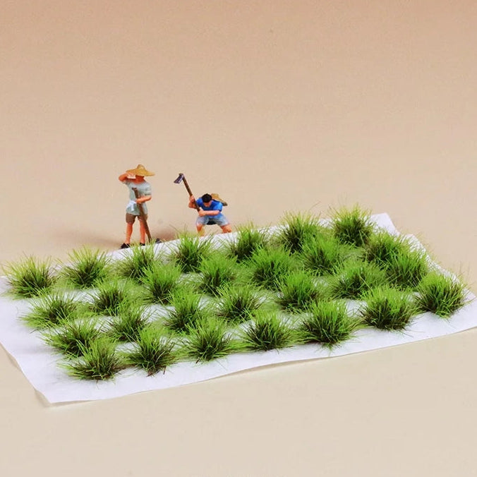 HO N Scale Miniature Flower Cluster Grass Plant Toys Diy Model Making Military Scenery Wargame Railway Train Layout for Diorama