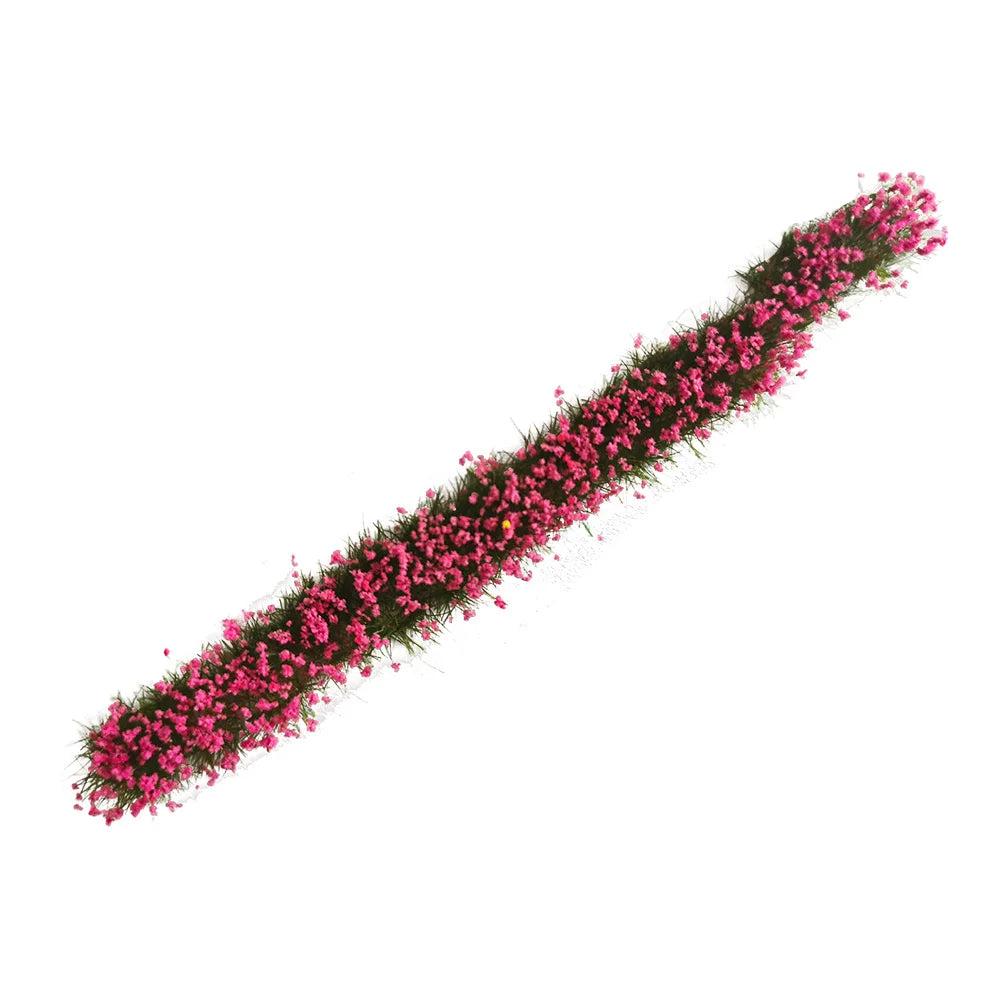 Diorama Grass Simulation Flower Cluster For HO N Scale Military Scene Garden Decoration Architecture