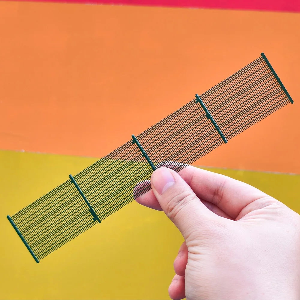 1:87 Railway Train Protective Fence Miniature Copper Guardrail for HO Scale Diy Model Making/Sandtable Landscape/Diorama 1pc