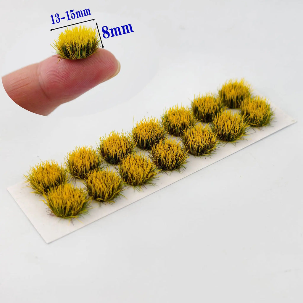 DIY Miniature Colorful Flower Cluster Flower Vegetation Groups Static Grass Tufts for Train LandscapeScenery Military Layout