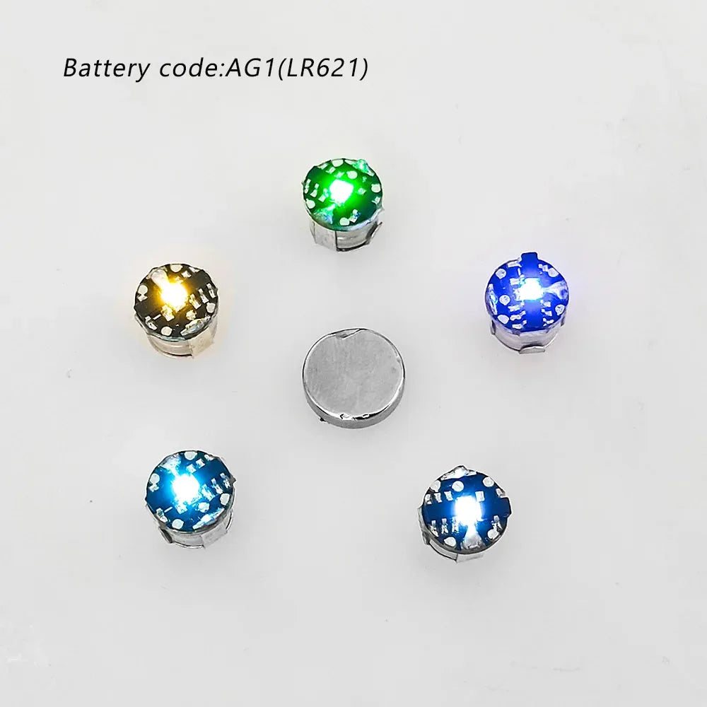2pcs Magnetic Control Led Lamp Wireless Light Model Toys for Diy Model Making/Cars/House Decoration/Diorama/Robots wtih Battery