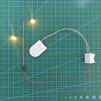 2pcs 3V Miniature LED Lamp Model 1:200-1:75 Street Light for Railway Train Layout/Diy Architecture Building Landscape/Diorama