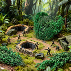 Diorama Supplies Miniature Military Vegetation Simulation Terrain Bush Plants for Diy Model Making/Landscape/Railway Layout 1box