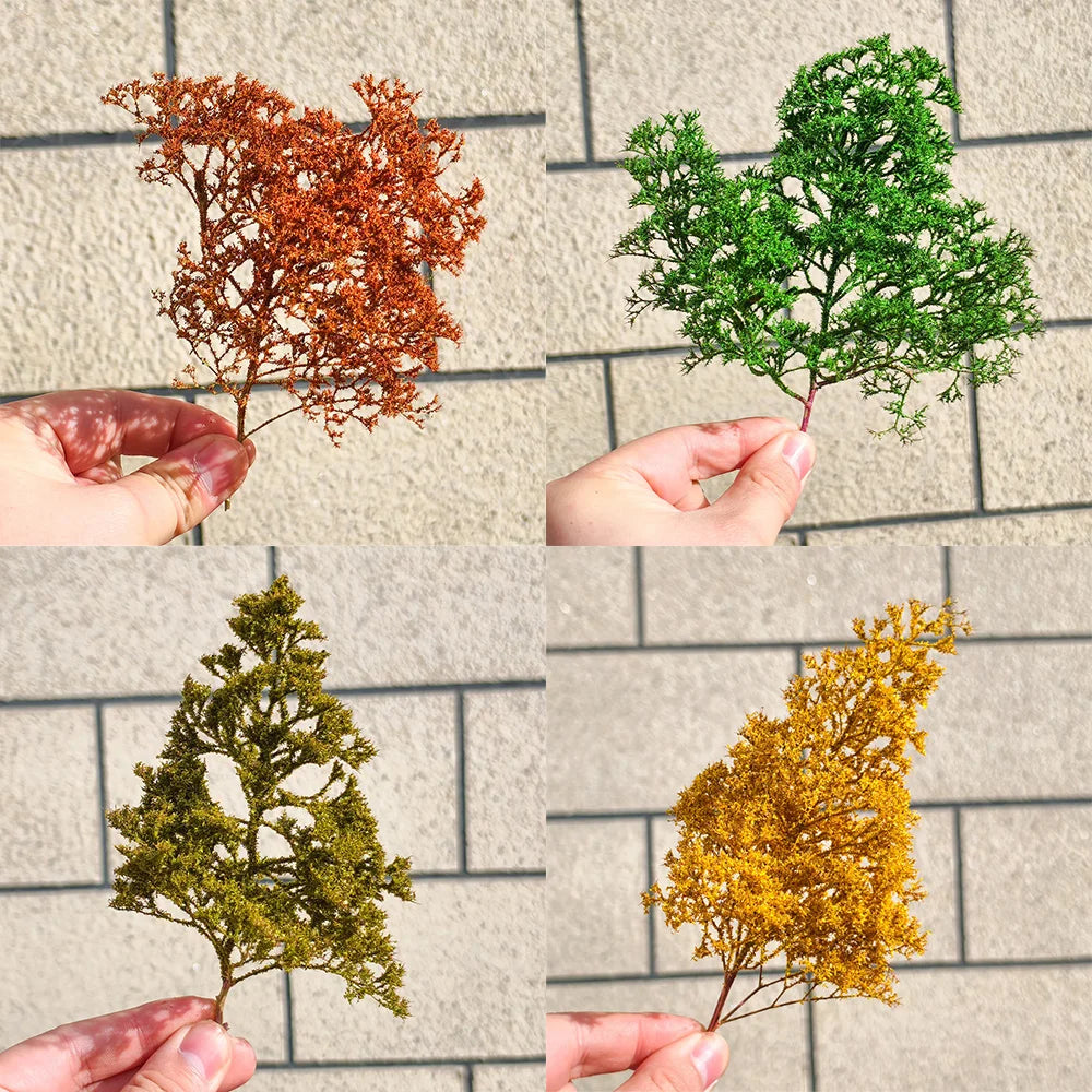 Simulation Seafoam Trees for Diorama & Model Scenery (2PCS) – Realistic Chenopodium Spinosum Trees for Railway, Wargaming & Landscape Models
