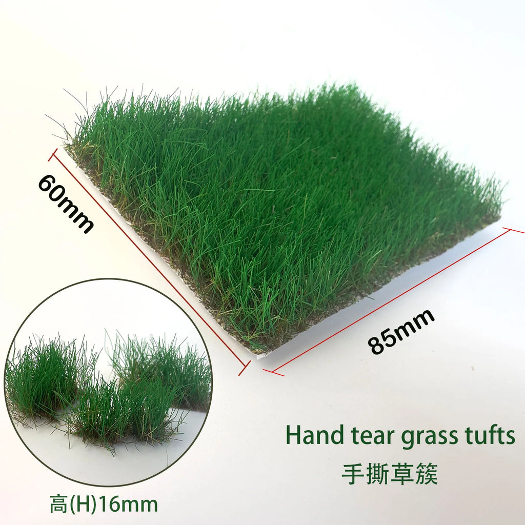 Height 16mm Diy Model Making Hand-Torn Flower Tufts Static Grass Needle Military Model Material Diorama Kits for Train Scenes