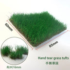 Height 16mm Diy Model Making Hand-Torn Flower Tufts Static Grass Needle Military Model Material Diorama Kits for Train Scenes
