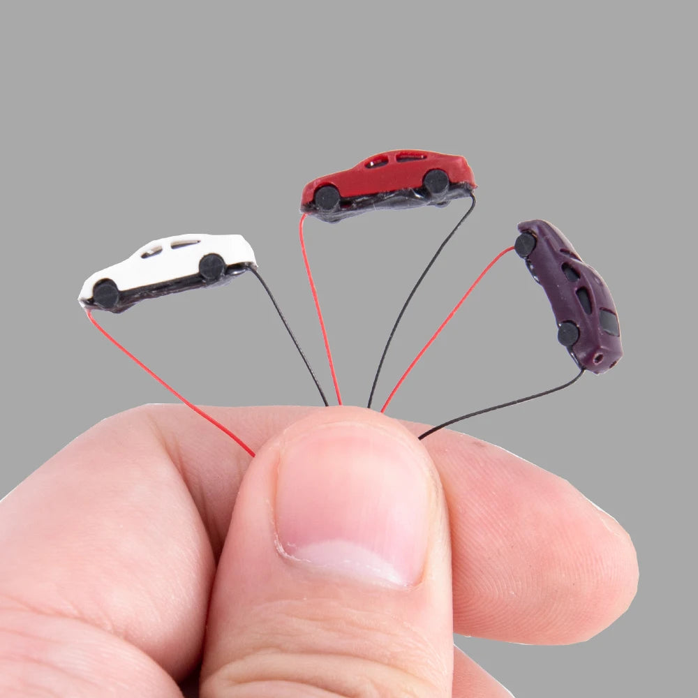 1/300 Scale Led Car 12V With Light For Garden /Railway/Railroad/Train Layout/Toy DIY Model Making 1pc