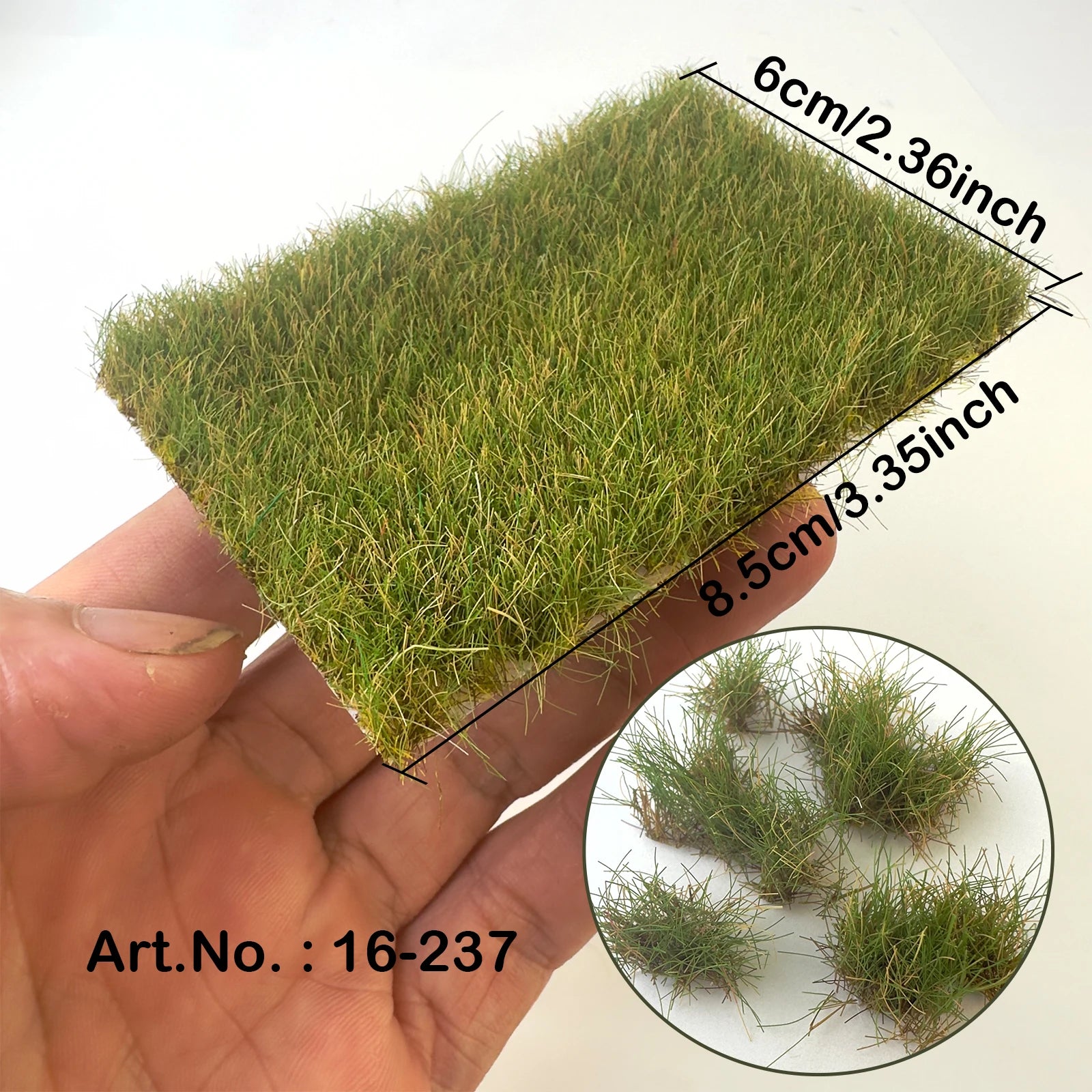 12-16mm  Diorama-Flowers Hand-teared Static-Grass for Model-Train-Scener Wargaming-Terrain Dioramas & DIY Crafts