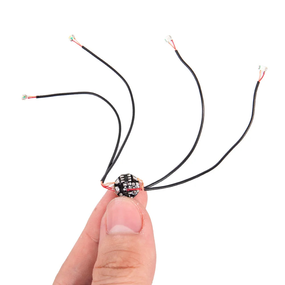 Magnetic Control Led Lamp 1Hanging 4 Mini Light for Cars/Robots/DIY Model Making with Battery