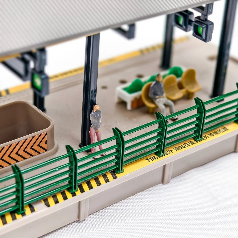 1:64 1:87 High Guardrail Mini Metal Protective Fence Model For Ho Diy Model Making/Sandtable Landscape/Diorama 1pc