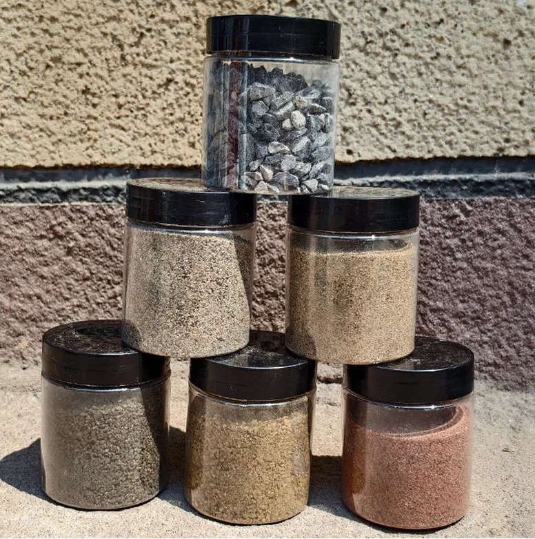 Micro Landscape Miniature Gravel Stone Gravel Ground Rock Natural for Diy Model Making Railway Scene Wargaming Diorama 140Ml/jar