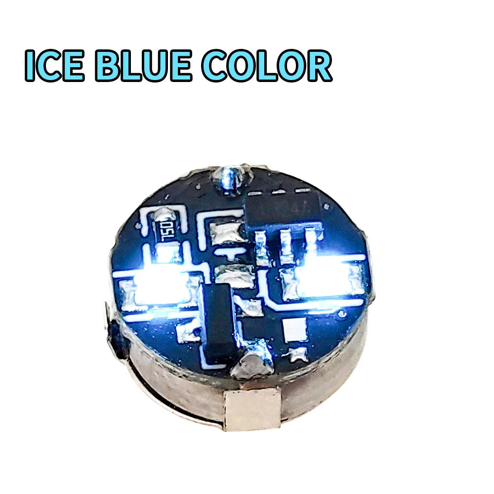 5pcs Magnetic Controlled LED Dual Light Led Double Lamp Toys DIY Model Making with CR927 Battery