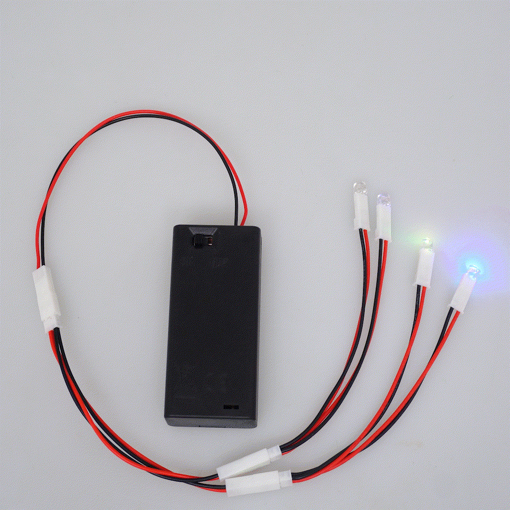 Diy Model Making 3V Miniature Lamp Led Beads 2/4/6 Heads Small Night Light/bulb Toys for Dollhouse Scene Layout/diorama 1Set