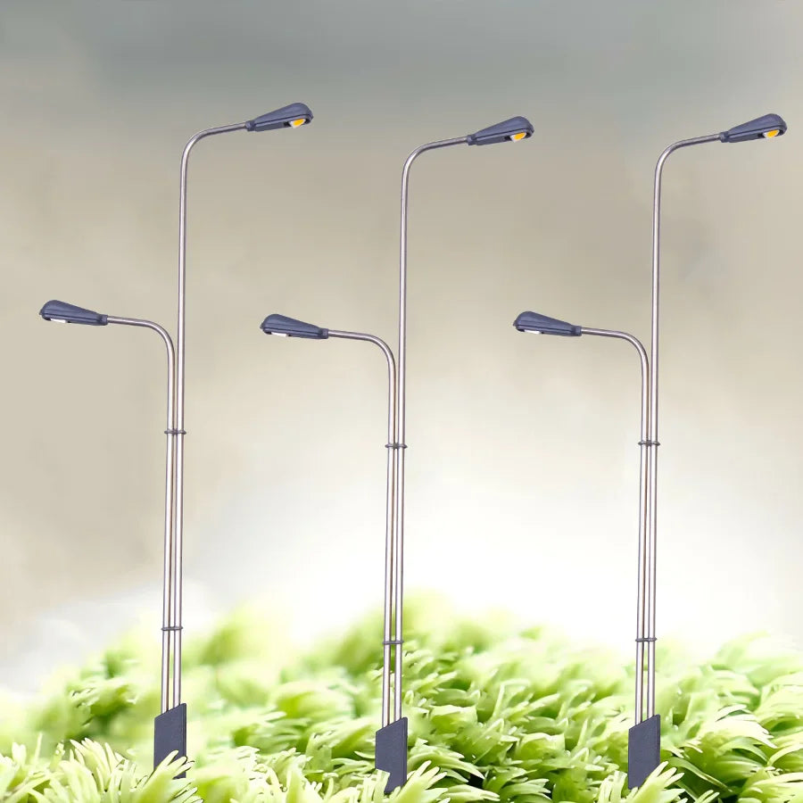 2pcs 3V Miniature LED Lamp Model 1:200-1:75 Street Light for Railway Train Layout/Diy Architecture Building Landscape/Diorama