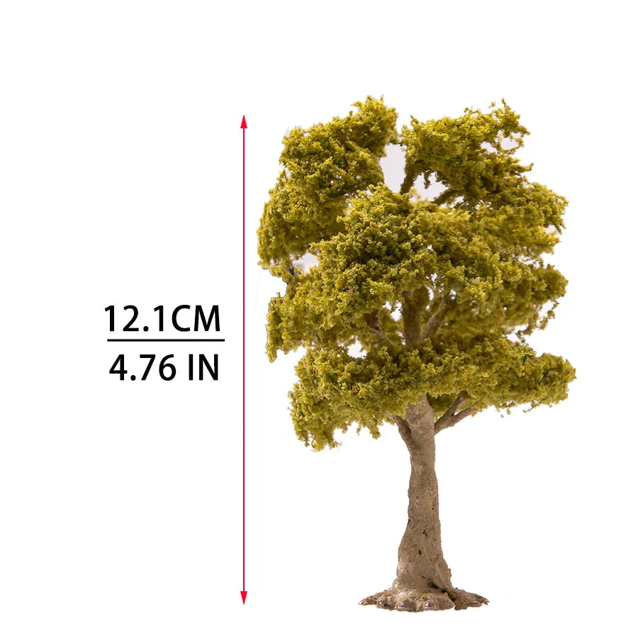 Height 10-15cm Model Tree Miniature Wire Trees Toys DIY Model Making Railway Train/Architecture Building Materials for Diorama