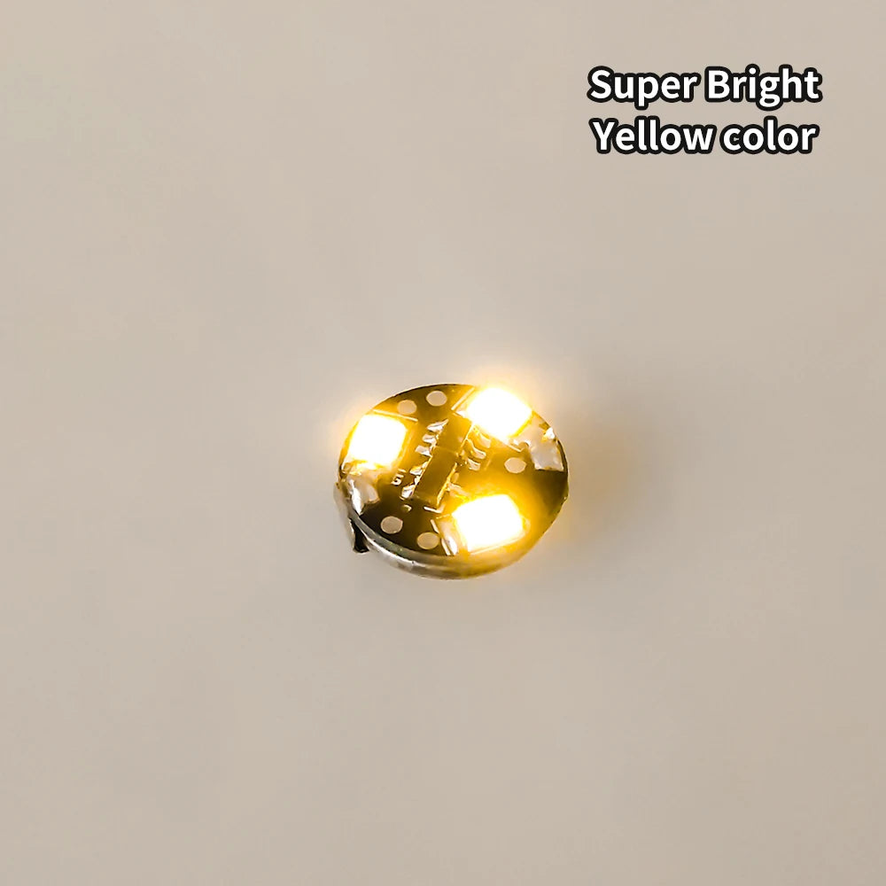 5pcs DIY Model Making 3-LED Magnetic Controlled Light Plus 1pc Free Magnet Switch Model with Added Lights Suitable for Robots